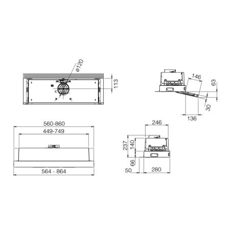 Elica - Páraelszívó CIAK 2.0 GR/A/90 + Fritőz 1D30