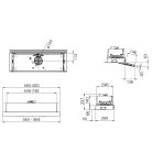 Elica - Páraelszívó CIAK 2.0 S GR/A/60 + Fritőz 1D30