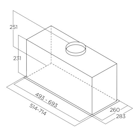 Elica - Páraelszívó FOLD S IX/A/72 inox + hűtőtáska