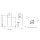 Elica - Páraelszívó ADÉLE BL MAT/A/90 GFB - A készlet erejéig rendelhető!