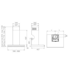   Elica - Páraelszívó ADÉLE BL MAT/A/90 GFB - A készlet erejéig rendelhető!