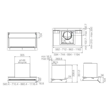 Elica - Páraelszívó BOXIN ADVANCE PLUS @ IX/A/60 inox