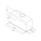 Elica - Páraelszívó ENTER BL MAT/A/52