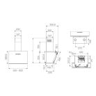 Elica - Páraelszívó JUST DRY BL/A/55