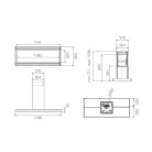 Elica - Páraelszívó ELEMENT ISL @ BLMAT/A/120 (Matt fekete) + Mikro MW-5120