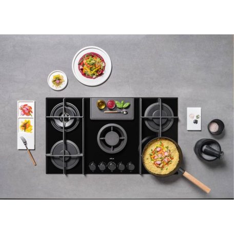 ELICA - NIKOLATESLA FLAME EVO BL/A/88 Indukciós főzőlap beépített páraelszívóval - ComboHob
