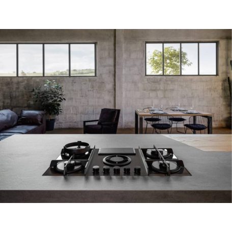 ELICA - NIKOLATESLA FLAME EVO BL/A/88 Indukciós főzőlap beépített páraelszívóval - ComboHob