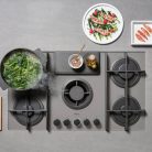 Elica - NIKOLATESLA FLAME EVO GR/A/88 Indukciós főzőlap beépített páraelszívóval - ComboHob