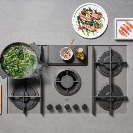 Elica - NIKOLATESLA FLAME EVO GR/A/88 Indukciós főzőlap beépített páraelszívóval - ComboHob