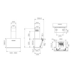 Elica - Páraelszívó JUST DRY BL/A/80