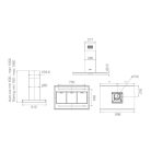 Elica - Páraelszívó ADÉLE IS BL MAT/A/90 (Matt fekete)