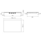 ELICA - Beépíthető indukciós főzőlap RATIO CONNEX 804 PLUS