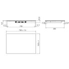 ELICA - Beépíthető indukciós főzőlap RATIO CONNEX 803 PLUS