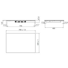   ELICA - Beépíthető indukciós főzőlap RATIO CONNEX 803 PLUS