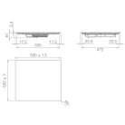 ELICA - Beépíthető indukciós kerámialap PRIMIS 604 PLUS RAW