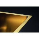 FALMEC - Mosogatótálca Como 50 GOLD PVD arany munkalapra, munkalap alá és szintbe is szerelhető - Kiállított bemutató termék!