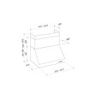 Sirius - Páraelszívó SL-109 TW 90 cm inox