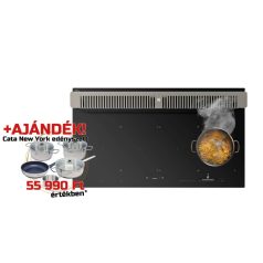   Sirius SIR1980sz indukciós főzőlap beépített elszívóval S-DDH9 + CATA - Edényszett NEW YORK