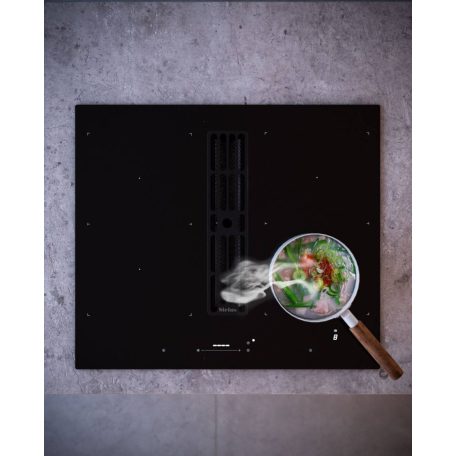 Sirius S-DDH6 SYNTHESIS 60 cm indukciós főzőlap beépített elszívóval - ComboHob + CATA NEW YORK edényszet SIR1981sz 