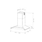 Sirius - Páraelszívó SLTC-97 JEEG SAMS TW 60 cm fehér