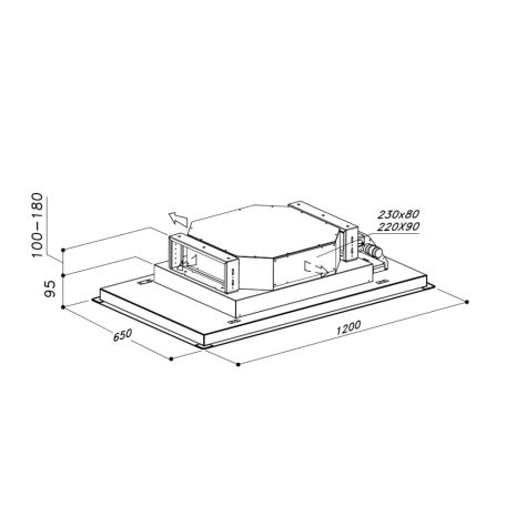 SIRIUS - Páraelszívó SLT-971 LESS 120 TW 4V motorral Inox