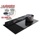 Sirius SIR700sz indukciós főzőlap beépített elszívóval S-DDH5 SHADOW + CATA NEW YORK edényszett