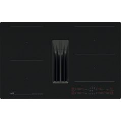   AEG TH84CC23CZ beépíthető indukciós főzőlap beépített páraelszívóval, SaphirMatt®  üvegfelület, 80 cm - ComboHob