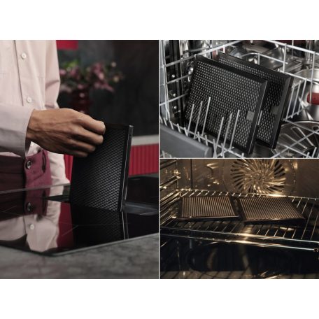 AEG TH84CC23CZ beépíthető indukciós főzőlap beépített páraelszívóval, SaphirMatt®  üvegfelület, 80 cm - ComboHob