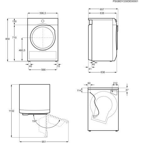 AEG TR739G4CE szabadonálló Hőszivattyús szárítógép, WIFI,
