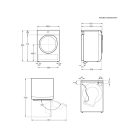 AEG TR8394CDE szabadonálló Hőszivattyús szárítógép, WIFI, Inverter motor