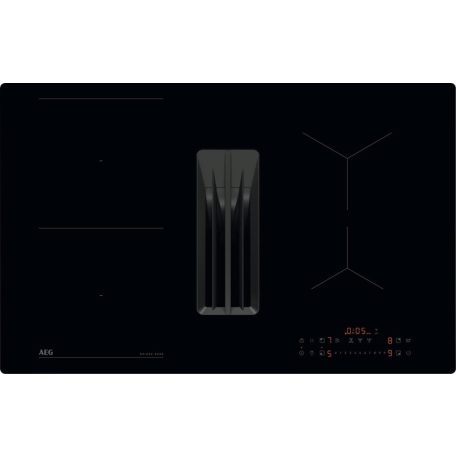 AEG TT84CB00CB beépíthető indukciós főzőlap beépített páraelszívóval, 80 cm
