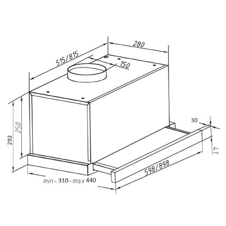 Davoline - Páraelszívó IOS ULTRA PLUS 90 GR-IX inox